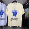 T-shirts pour hommes Boussole Imprimer Blanc Abricot T-shirt Hommes Femmes Oversize Streetwear Mode Lâche Tee Top T221130