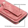 ID -kaart Pocket Pack Leather Soft TPU -hoesjes voor iPhone 14 Pro Max 13 12 11 X XS XR 8 7 Plus Multifunctioneel kaartpakket 360 Holder Fashion Credit Telefoon Back Cover