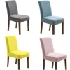 Chair Covers 1Pcs Polyester Fiber Seat-cover Thicken Material Washable Universal Size Cover Elastic Force Household Supplies