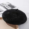 Berets Autumn Winter Thicken Bere Outdoor Knit Pumpkin Hat Solid Color Literary Temperament Painter High Quality Men's Women's Cap