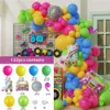 Juldekorationer 119132PCs tillbaka till 80 -talets 90 -talets tema Balloon Garland Arch Disco 4D Radio Balloons Retro Party Decorations Hip Hop Rock Po Props 221201