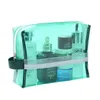 Kvinnor reser Clear Makeup Bag Organizer Transparent PVC Cosmetic P￥sar Sk￶nhet toalettartiklar utg￶r p￥se tv￤ttf￶rvaringsp￥sar