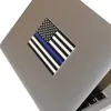 Rektangul￤ra bl￥ livsl￤ngder USA American Thin Blue Line Flag Car Decal Sticker Ny