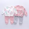 Ensembles de vêtements 2 pièces bébé filles automne hiver enfant en bas âge vêtements enfants survêtement pour fille costume enfants 1 à 6 ans 221130