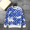 New Men's Sweater Wool Embroidered Knitted Winter Sweater Round Neck Long Sleeve Sweashirt Female Designer Print Sweatshirt M-3Xl