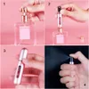 Garrafa de perfume 85ml Atomizador de líquido portátil Recipiente de líquido para cosméticos Mini spray de alumínio alumínio Recarregável 221201