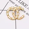 Designer brooch Luxury gold-plated Pin brooches Fashion jewelry Girl pearl diamond brooch Premium gift Couple family wedding party Accessories