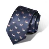 Papilli da arco per animali da uomo jacquard cravatta di alta qualità da 7 cm Regalo per la collaborazione per uomini Gravatas de Luxo Para Homens