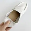 Saf orijinal satır ayakkabıları bahar yeni moda orijinal deri tek gündelik slip lefu kadın