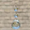 Chandelier Crystal Camal 10pcs 20mm Balls Prisms Pendants Strands Octagonal Bead Garland Chain Hanging Suncatcher Lamp Parts