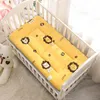 Bed Rails Baby Crib ding Set 120x60cm Toddler Mattress Pad Fleece Breathable Boys Girls Cartoon Room Cute Floor Play Mat 221130
