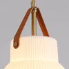 Candeliers fkl moderno cerâmica pequena lustre de cobre Light Luxury Bar Restaurant Bedroom Bedro