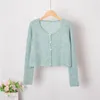 Women's Sweaters 2022 Autumn Winter Knitted Cardigan Simple Wind Korean Version Of Fashion CHIC Elegant Female Sweater