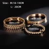 Bracelet chaîne de luxe couronne chiffre romain 12mm Bracelet de montre en acier inoxydable mecs Rollie Hip Hop macramé bracelets hommes bijoux