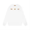 Designer Luxury Balencigas Classic Fashion Trend Loose Winter Sweater Högdensitet Chip Tandborste Show Bokstäver Populära mångsidiga