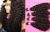 Bella Hair 4pcs 11A Virgin Hair Bundle Indian peruviano Brasilia peruviano non trasformato Human Weave Curly Wave Natural Color pu￲ essere tintura1389155