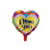 Happy Valentine Day Party Ballons 50 teile/los 18 zoll Aufblasbare Folienballon Hochzeit Valentinstag Ich Liebe Dich Globos Dekoration