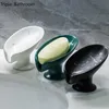 Soap Dishes 1pc Light Luxury Ceramic Portable Dish Kitchen Bathroom Accessories Drain Holder Storage Display Box Wedding Gift 221130