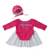 Clothing Sets Baby Pography Props 3PCS Girl Lace Rompers Ribbon Headdress Set Retro Lovely Shooting Dropship