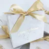Prezent mini świąteczny torba marmurowe pudełka papierowe do cukierków Pakiet Pakiet Chwyt Chwyt Tematy Work Dekoracja 221201