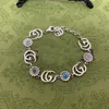 2023 Designerladies Charm Bracelets Flower Letter Bracelet Length High Quality with Box