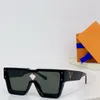 Солнцезащитные очки Дизайнер Z1547 Циклоновые очки мужские солнцезащитные очки квадратные рамки Даймовая сетка Red Festiv