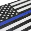 Rechteckiger Blue Lives Matter USA American Thin Blue Line Flag Car Aufkleber Aufkleber Neu