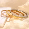Bracelet de brazalete de amor de oro de 18k 2022 acero inoxidable de acero inoxidable brit￡nico diamante de diamante pulseras de u￱as joyas de lujo para mujeres hombres