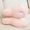 40CM mignon Animal oreiller grenouille lapin Shiba Inu oreiller main plus chaude couverture 3 en 1 doux en peluche canapé coussin enfants filles cadeau déco