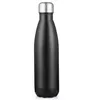 UPS 500 ML botella de agua en forma de Cola con aislamiento al vacío, frasco de vacío de acero inoxidable para viaje, botellas deportivas para bicicleta