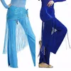 Scene Wear Tassel Belly Dance Costumes Senior Sexig Long Belt för Women Hip Scarf -tillbehör