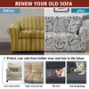 Chair Covers Ash Color Elastic Sofa for Living Room Corner L-shape Couch Sectional Slipcovers Protector 1/2/3/4 seat 221202