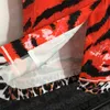 Tiger Print Женская одежда одежды для вечеринки модные рукавочные юбки дамы дизайн повседневное платье