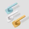 Hooks Multifunction Punch-Free Paper Handduk Storage Rack Självhäftande sömlöst Kök Badrum Väggmonterad Perchero virkning 2022