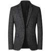 Costumes pour hommes Blazers marque hommes vestes manteaux décontractés beau Masculino affaires hauts à rayure Hombre costume de mariage veste 221201