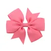 53 colors 3.0 inch Hair Accessories girl Solid Color Barrettes hair Bow Child party Christmas Gift clipper