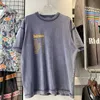 Men's T-Shirts Defrance T-shirt Men Women Vintage Wash Make Old Arnodefrance Tee Tops T221202