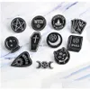 Pins Brooches Witch Ouija Moon Tarot Book New Goth Style Enamel Pins Badge Denim Jacket Jewelry Gifts Brooches For Women Men 167 T2 Dhazg