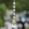 Parti di prismi in vetro trasparente per lampadario K9 Suncatcher Prism Hanging Drop Pendenti Accessori per l'illuminazione