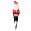 Christmas Wine Bottle Stoppers Decoration Santa Snowman Decorative Wine Accessories Gifts for Friends KDJK2212