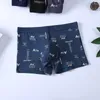 Underpants 2022 Men Boxer Underwear Fashion Print Sexy Shorts Cotton Antibacterial Breathable High Quality Boxers
