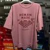 T-shirt da uomo rosa T-shirt da uomo uomo donna 1 1 pipistrello di alta qualità stampa grafica logo realizzato da uomo tee oversize top T221202