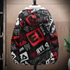 Męska pucha Parkas Winter Jacket Mężczyźni oraz aksamitna ciepła moda kurtka wodoodporna wodoodporna płaszcz żeński gruba wiatraka Parka plus size 4xl 221202