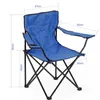 Muebles de campamento 2022 Taburete apresurado Cadeira Dobravel Al aire libre Reposabrazos grandes Sillas plegables de metal Casual Playa portátil