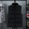 Herenvesten 3631 zwart grijs omlaag katoenen vest mannen mouwloos jas met capuchon casual heren vesten jas plus maat 6xl 7xl waistcoat bovenkleding 221202