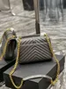 Lüks Tasarımcı Omuz Çantaları Tote Crossbody Bags V Desen Rhombus Deri Çift Zincir Zarf Cüzdan Kadın Moda Çantaları Flep Debriyaj Çantalar