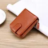 Leather Card Bag Casual Coin Wallet License Storage Bag Fashion Men Women RFID Credit Passport Cards Bags Christmas gift YFA3381