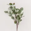베개 69cm 유칼립투스 잎 실크 인공 꽃 배열 나무 식물 꽃다발