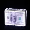 Funny Party Decoration US Dollar Luminous Suitcase White LED Money Bills Box For Nightclub Bar Carnival Birthday Create Atmosphere Props