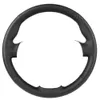 Black Car Steering Wheel Cover Customiz for Nissan QASHQAI X-Trail Nissan NV200 Rogue Artificial Leather Steering Wheel Braid